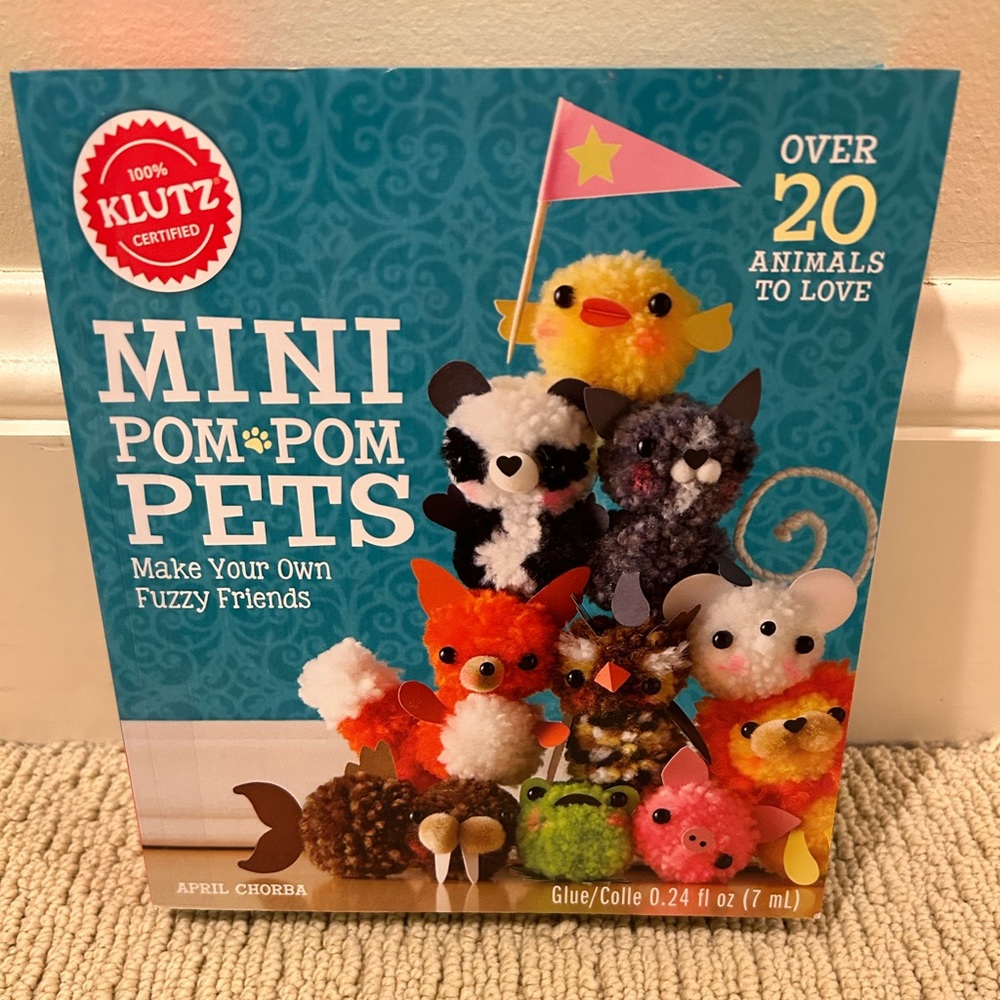 TWO kits! Mini Pom Pom Pets and Shimmer Art - Klutz certified